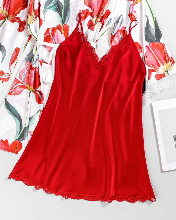 Satin Robe Set 6161-26
