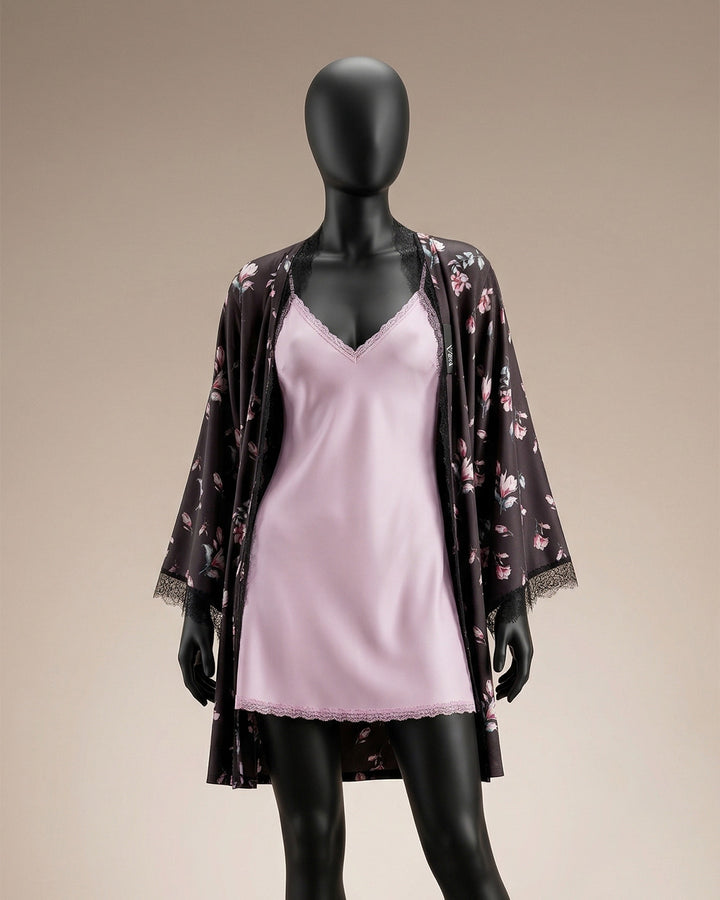 Satin Robe Set 6162-26