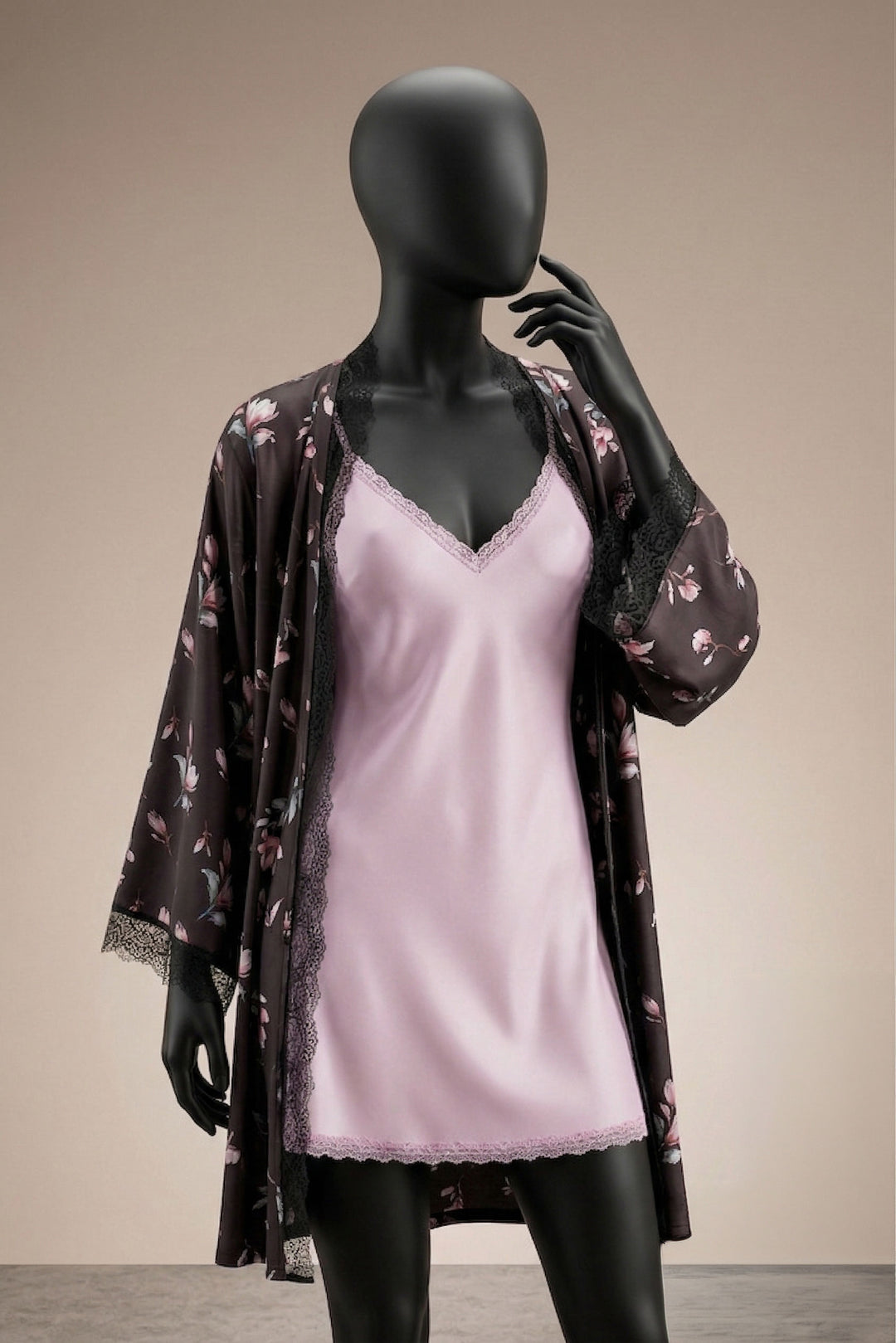 Satin Robe Set 6162-26