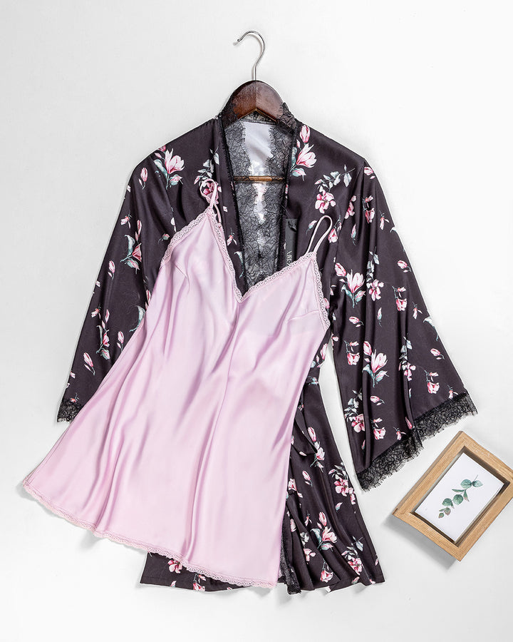 Satin Robe Set 6162-26