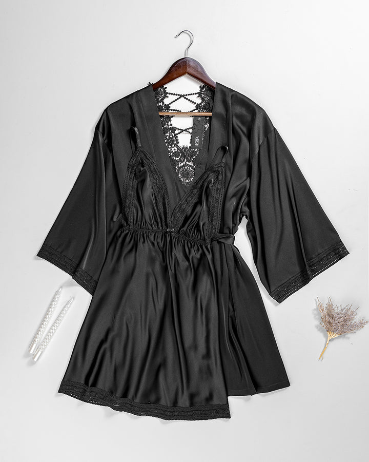 Satin Robe Set 6165-26