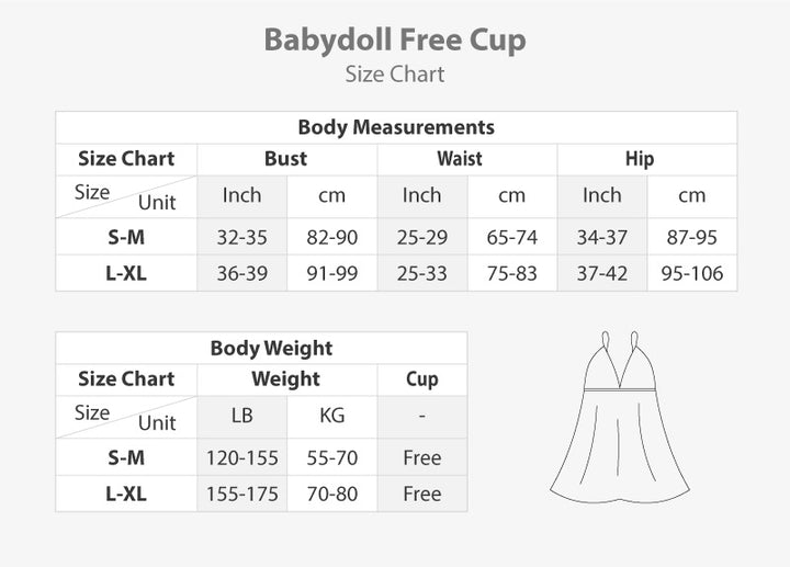 Lace Trim Satin Babydoll 4349-26