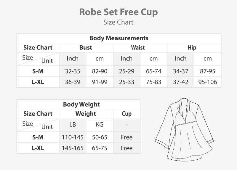 Satin Robe Set 6145-26