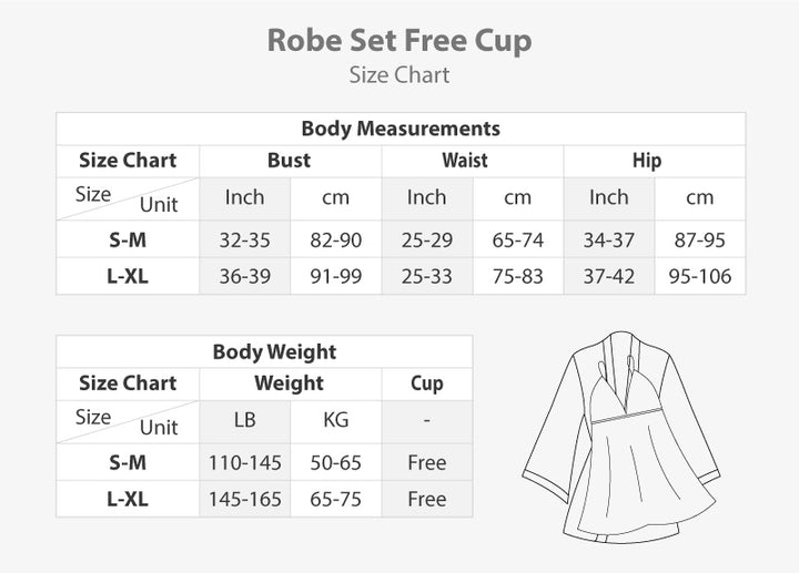 Satin Robe Set 6145-26